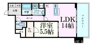 RJR堺筋本町タワーの物件間取画像